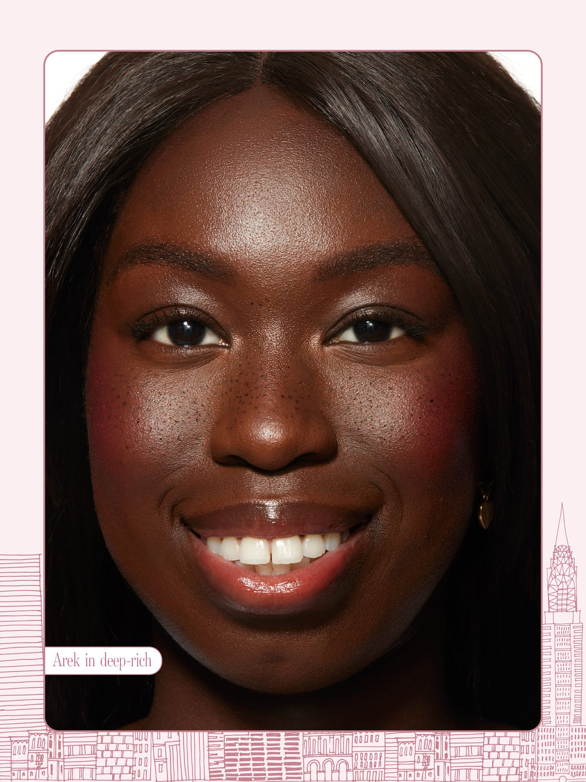 limited-edition go with the faux freckle stamp