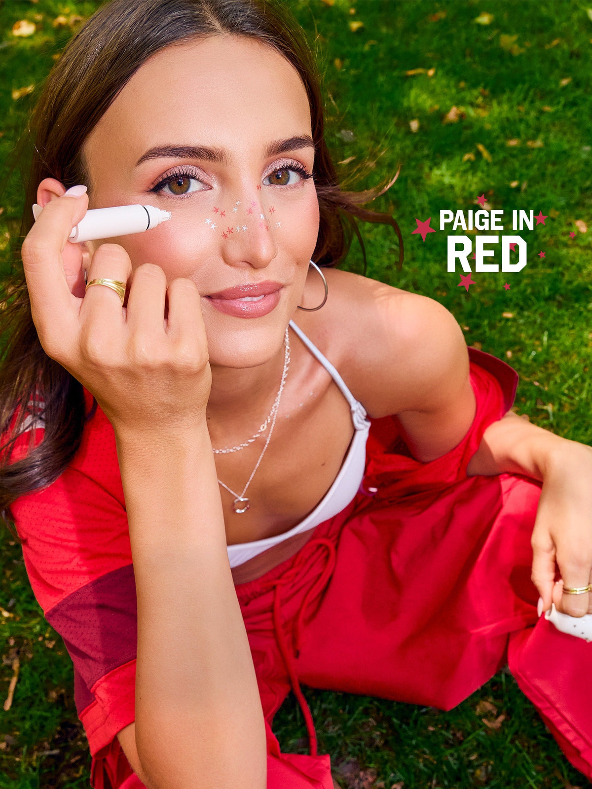 go with the faux™ starstruck freckle stamp