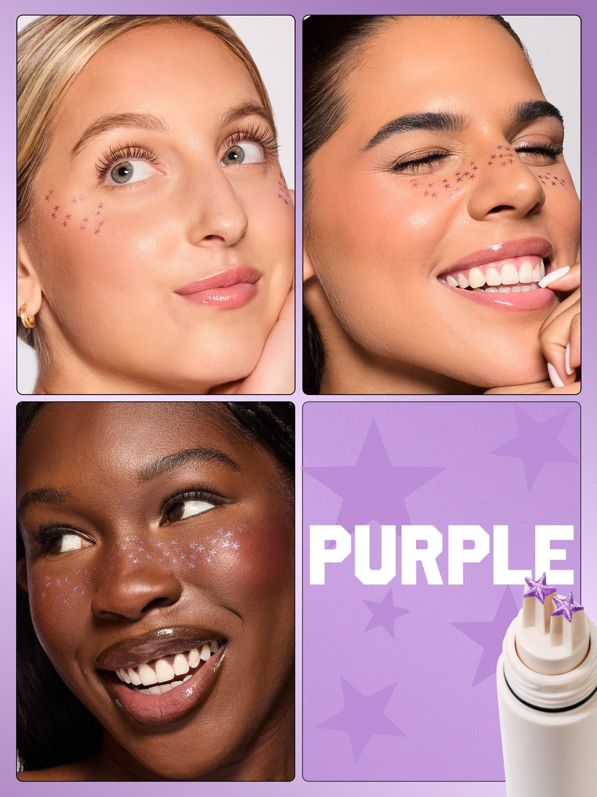go with the faux™ starstruck freckle stamp